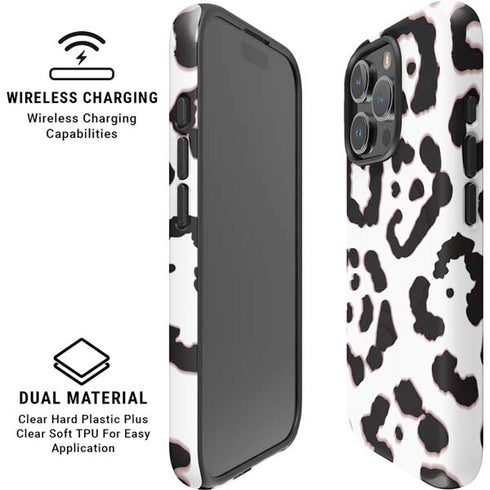 B&W Leopard iPhone 16 Pro Magsafe Impact Case